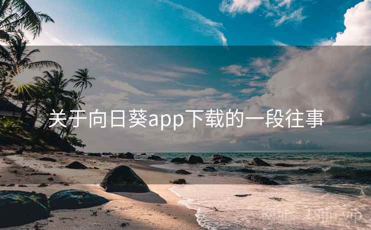 关于向日葵app下载的一段往事